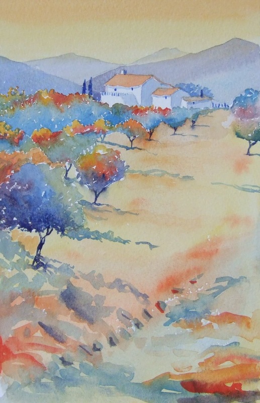 White gouache and watercolour – an exciting combination – Andy Walker Art