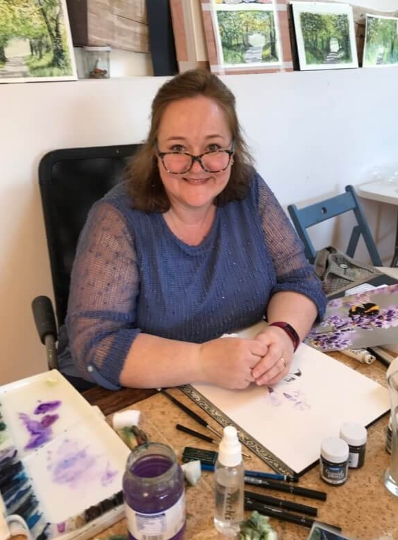 Alpha Painting Holiday Tutor - Nicki Saunders